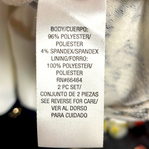 Studio One Black White Houndstooth Jacket Dress Set Sz 8P - Picture 8 of 9